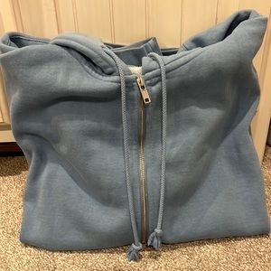 Light Blue Oversized Brandy Hoodie